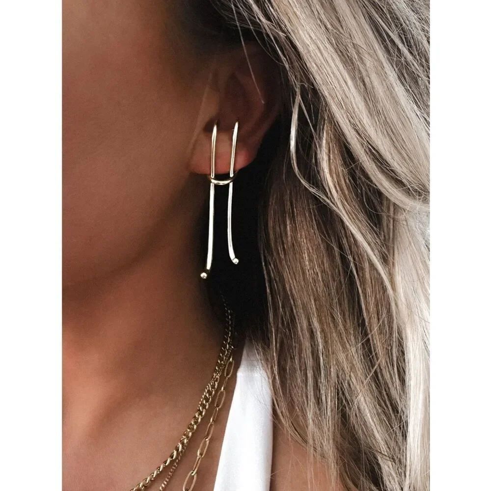 Geo cuff earring #2497